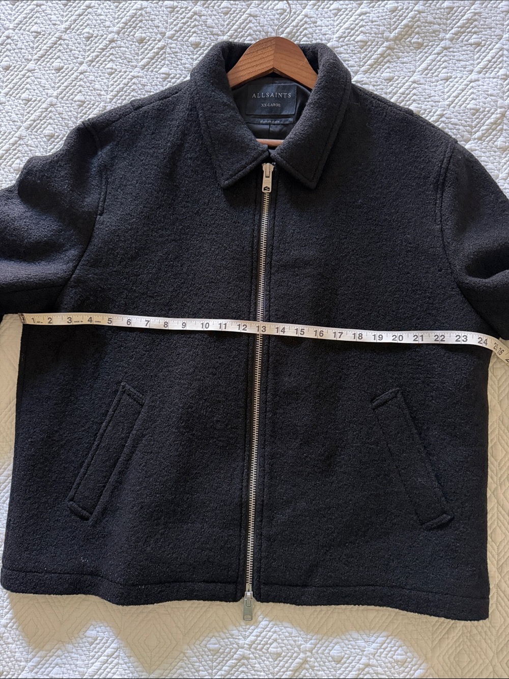AllSaints | Woman’s Zip-front Wool jacket Original price $1,072 - Picture 9 of 13